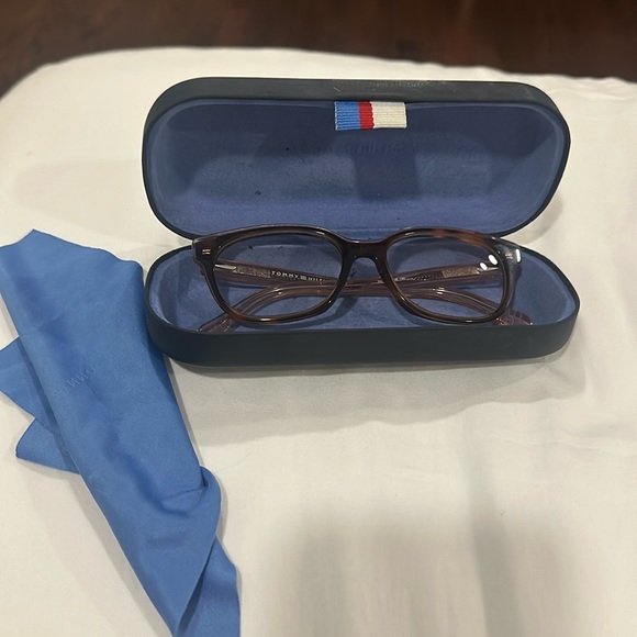 Tommy Hilfiger Accessories - Tommy Hilfiger Prescription Glasses ~ 8 yrs soft rose color no line bifocal